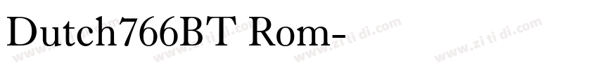Dutch766BT Rom字体转换